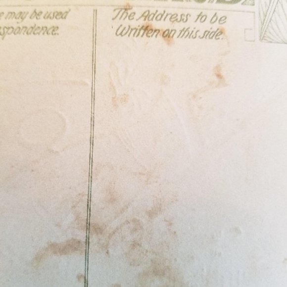 HALLOWEEN POSTCARD 1910 Vintage Made In Germany Wi - Picture 7 of 9